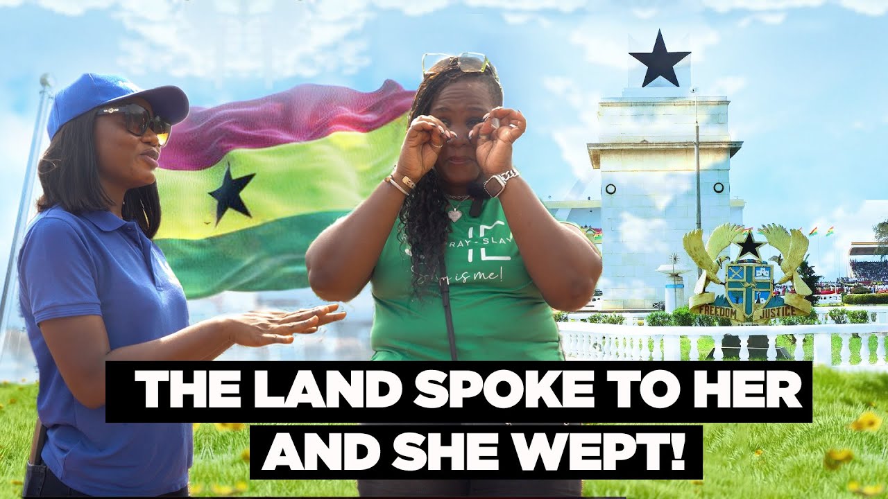FIRST TIME IN GHANA FROM AMERICA … AND SHE BROKE DOWN IN TEARS! A SPIRITUAL AWAKENING.
