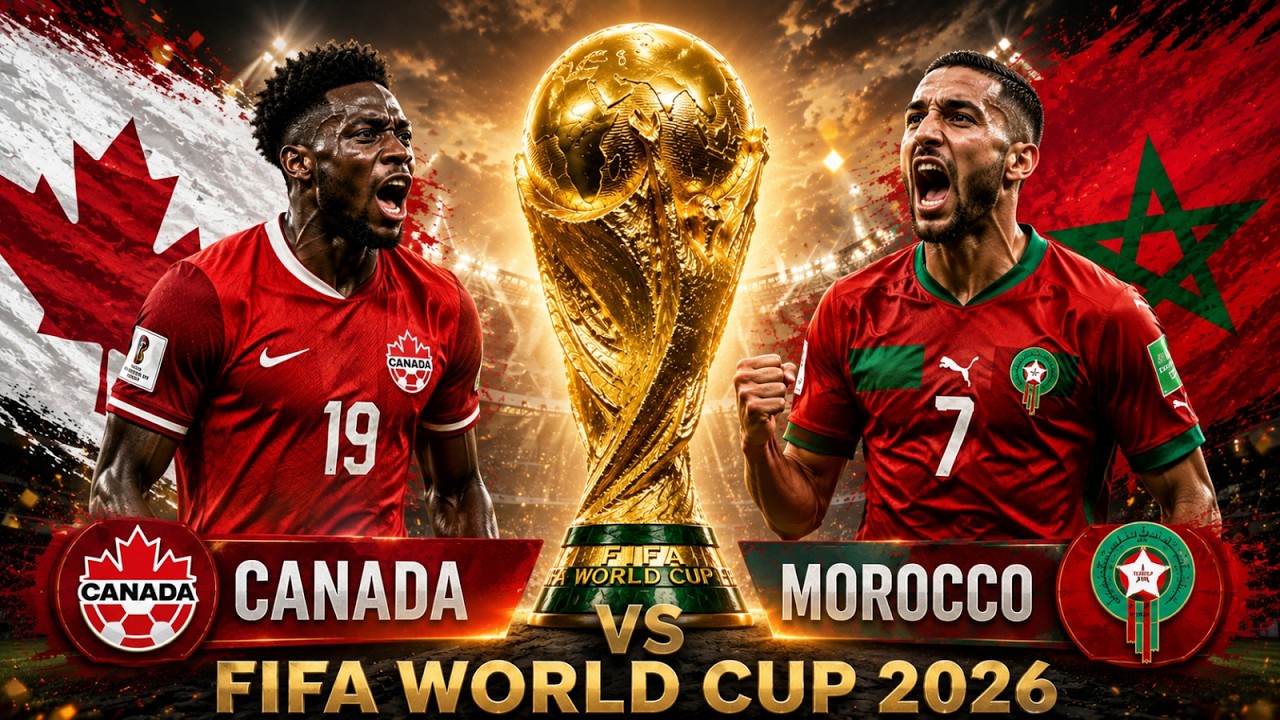 Canada Vs Morocco LIVE | FIFA World Cup 2026 LIVE | Canada Vs Morocco LIVE SCORE