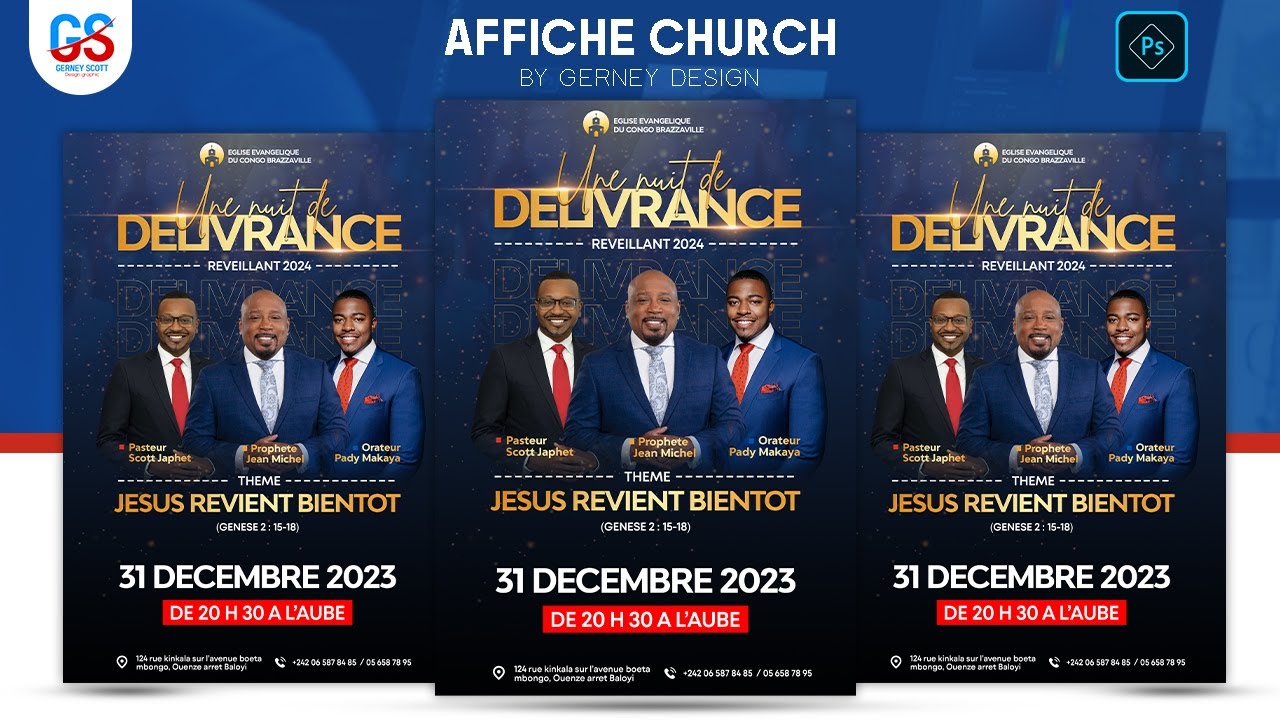 Comment créer une affiche église #3 sur Photoshop
