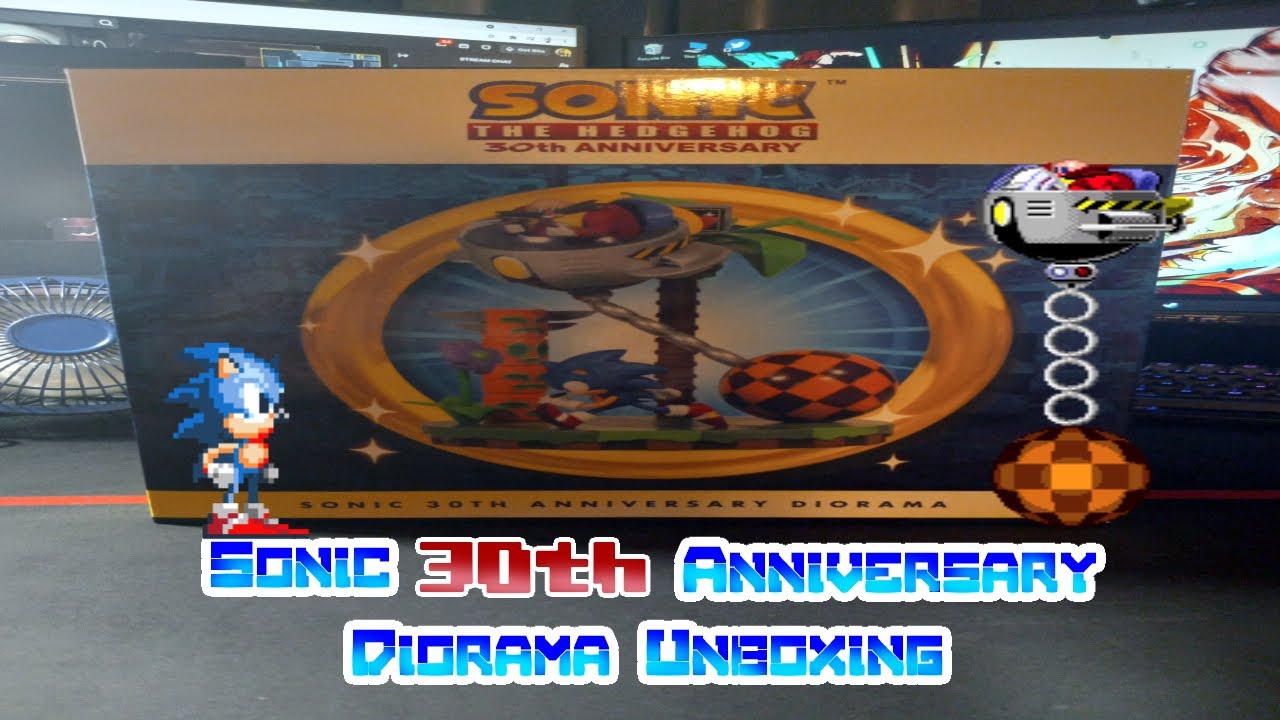 Sonic 30th Anniversary Diorama Unboxing