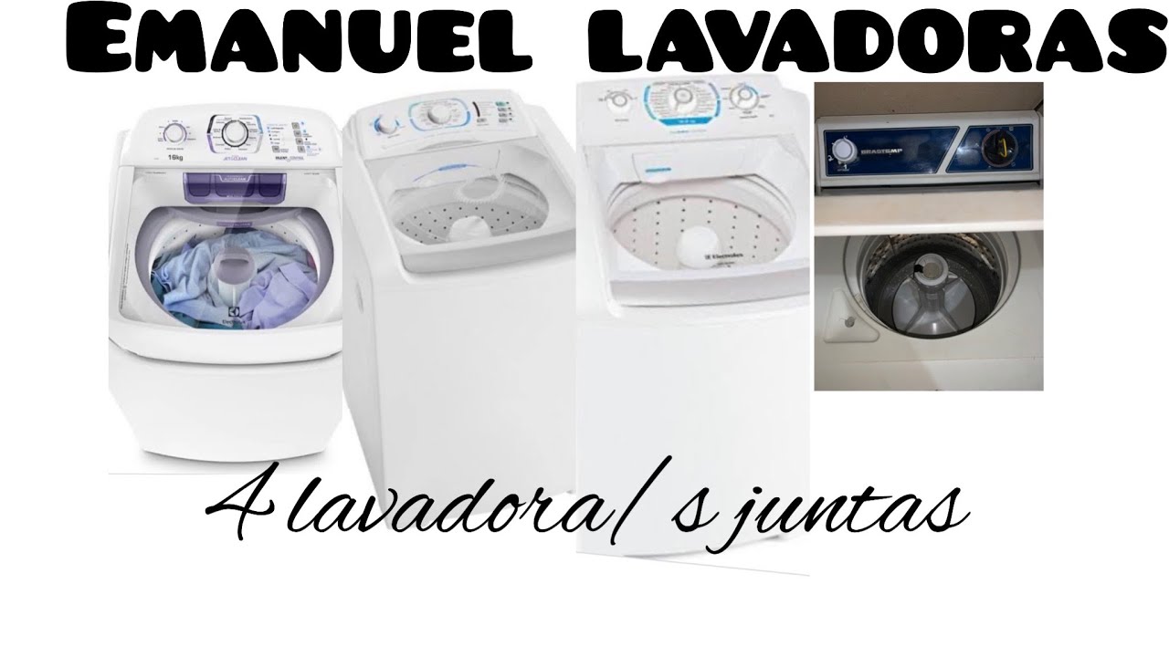 Lavadora/s Electrolux lac16 lt15f ltr12 Brastemp baby mondial blk20 4 lavadoras juntas pt 1