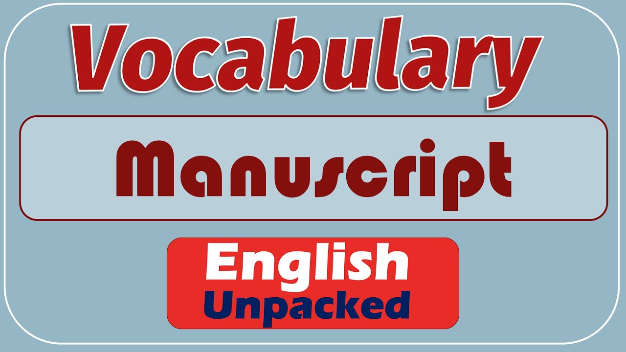 Manuscript