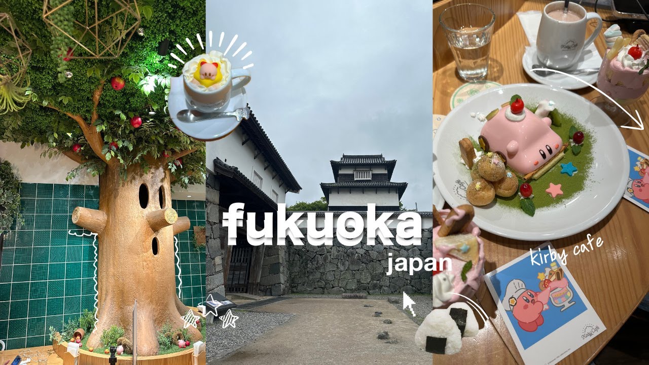 Fukuoka Vlog | Kirby Cafe, Sonny Angel unboxing, Mai Mai, Kura Sushi
