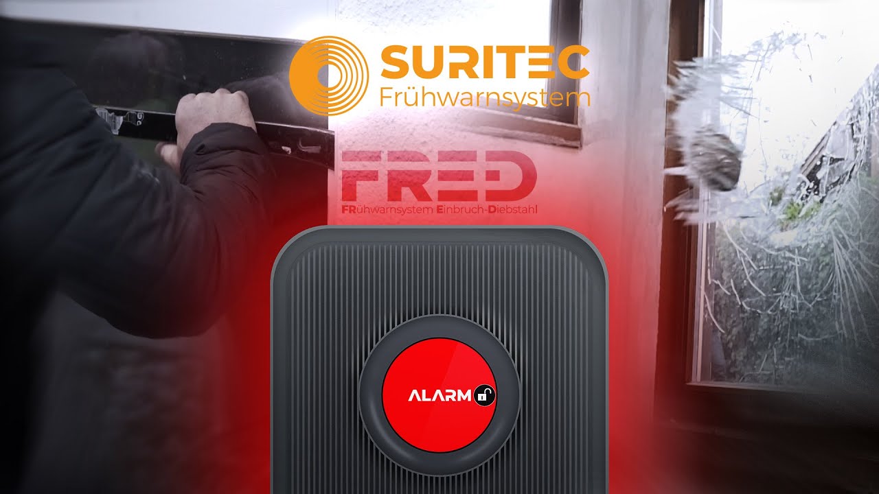 Suritec Einbruch-Frühwarnsystem FR.ED - Live in Action: Alle Einbruchversuche werden detektiert!