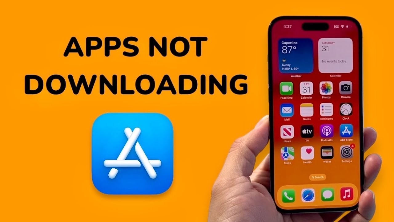 iPhone Apps Not Downloading (FIXED)