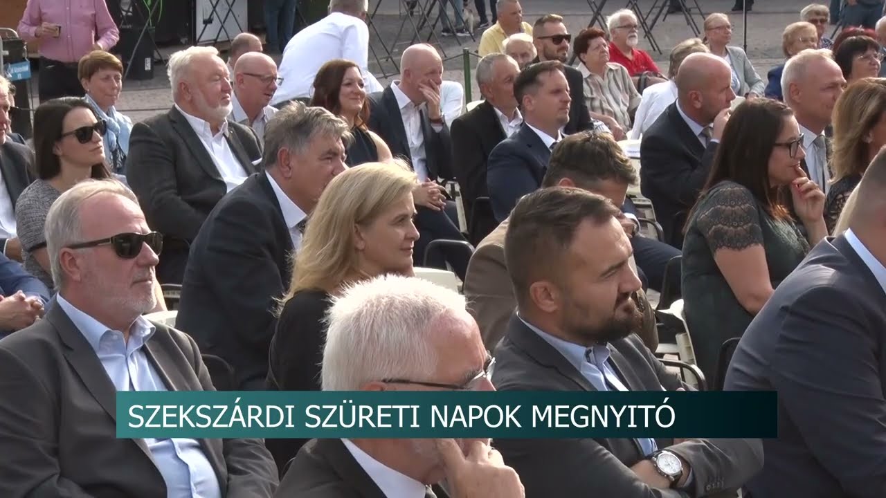 Szekszárdi Szüreti Napok - ünnepélyes megnyitó