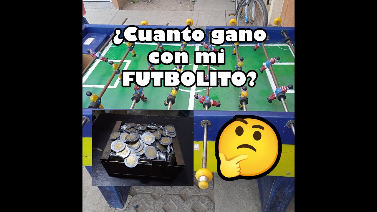 ¿Cuánto se gana con un futbolito? ¿Es rentable? 🤔🤔