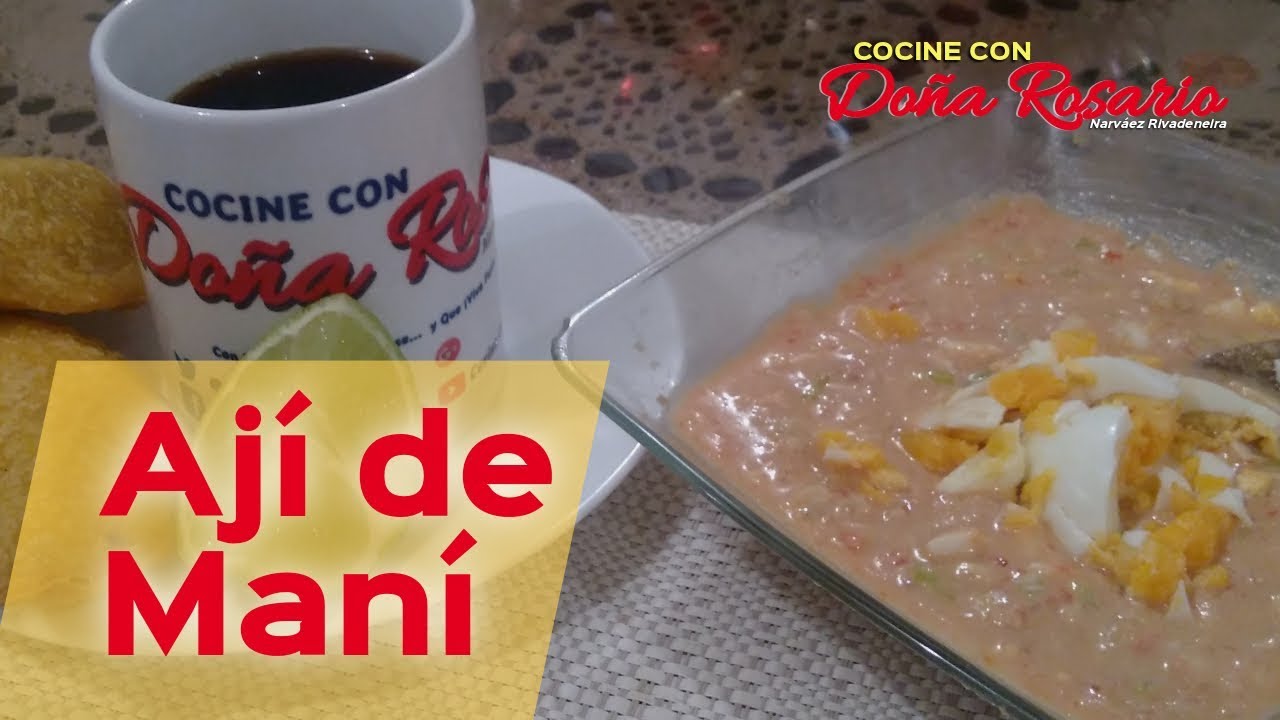 AJÍ DE MANÍ por Rosario Narváez Rivadeneira