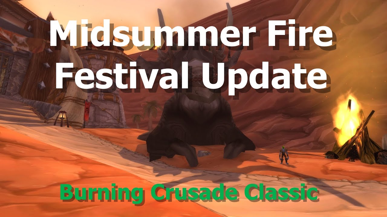 Midsummer Fire Festival and Spirit of Competition Events will kick off at 0:00 Midnight on July 23.