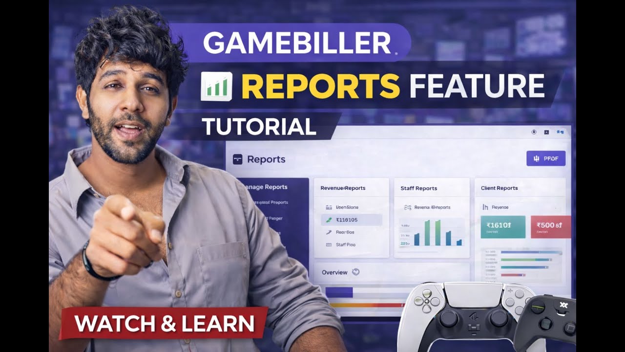 GameBiller Reports Explained | Smart Analytics for Gaming Cafes