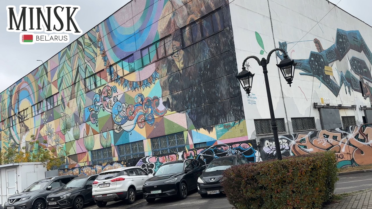 Private Guided Tour of Minsk City, Belarus: Street Art Mural District