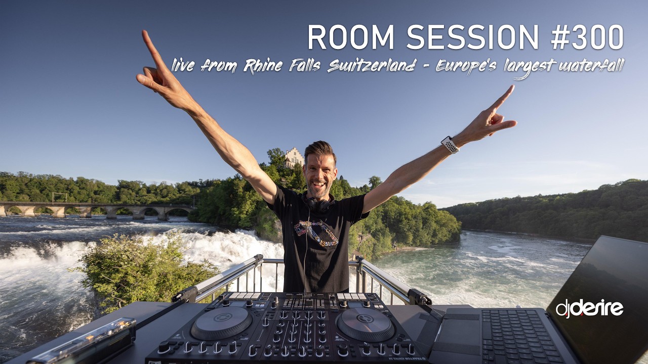 DJ-Mix live from Rhine Falls - Europe's largest waterfall | Melodic House, Progressive and Trance