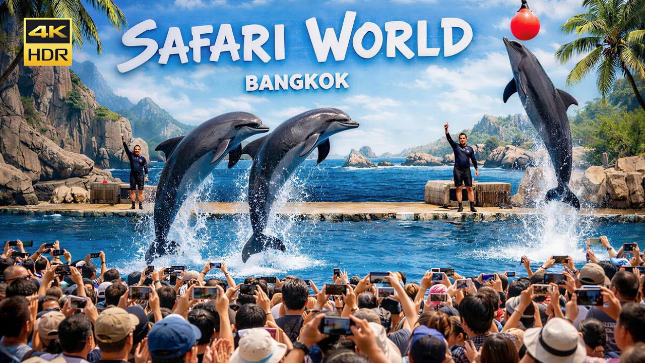 Шоу дельфинов Bangkok Safari World — самое удивительное шоу дельфинов в Таиланде