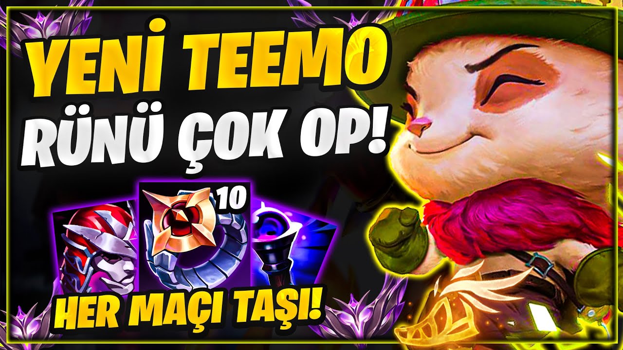 MASTER ELODA MAÇ TAŞIYAN YENİ TEEMO RÜNLERİ!! | BU BAŞLANGIÇ ÇOK OP!