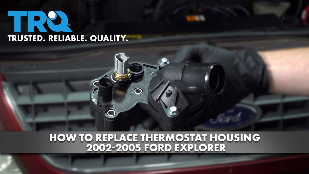 How to Replace Thermostat Housing 2002-2005 Ford Explorer