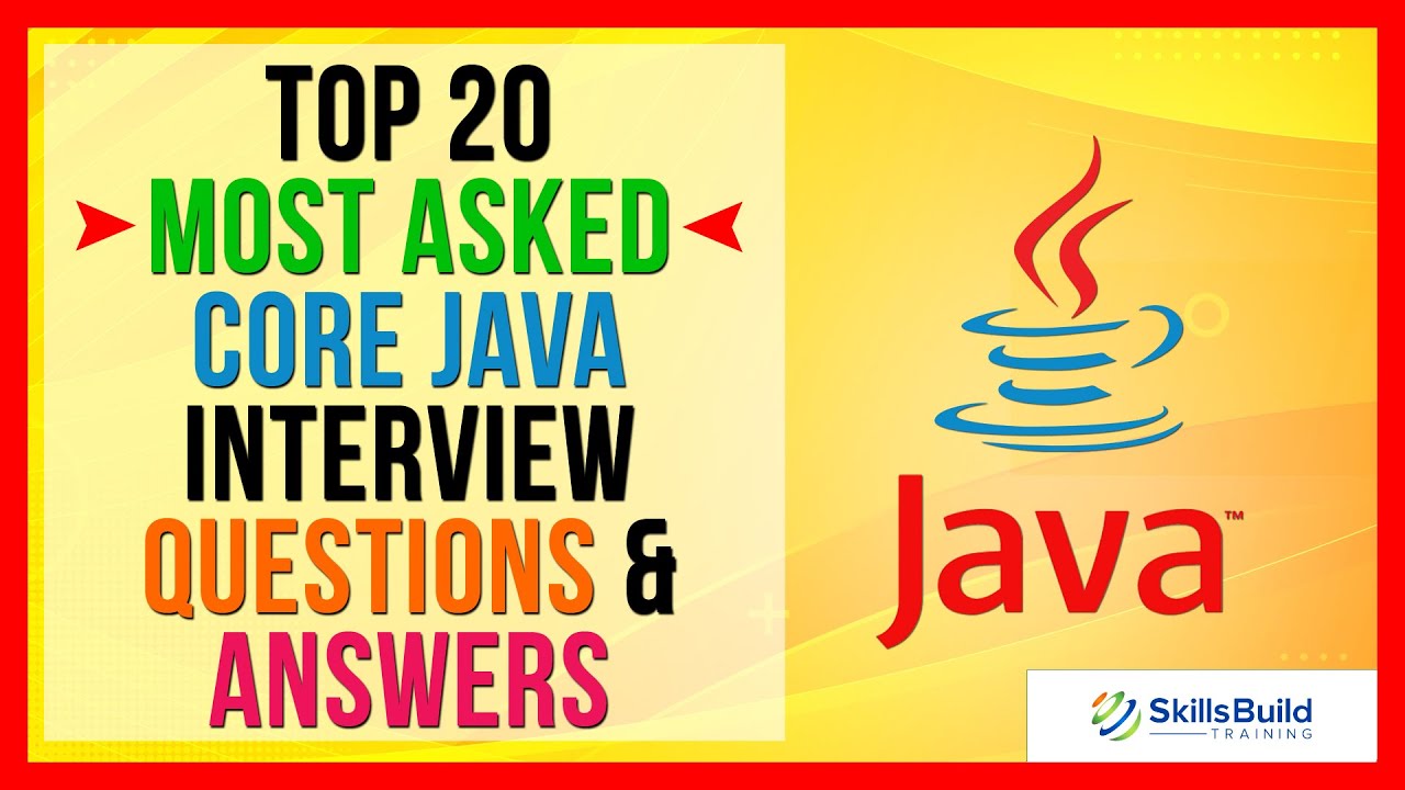 Топ-20 🔥 САМЫХ ЗАДАВАЕМЫХ вопросов и ответов на собеседовании по Core Java