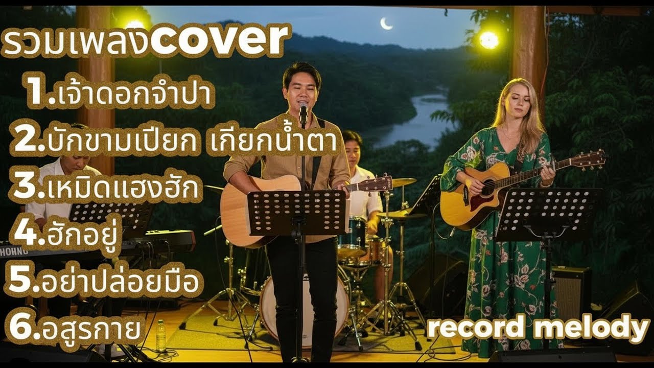 รวมเพลง Acoustic Cover ฟังสบาย เหงาแบบพอดีใจ | record melody