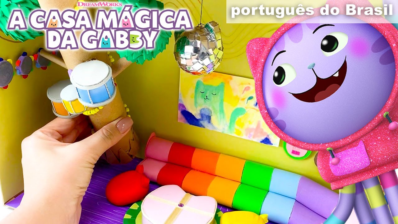 Crie a sala de música do DJ Risonho comigo! | A CASA MÁGICA DA GABBY