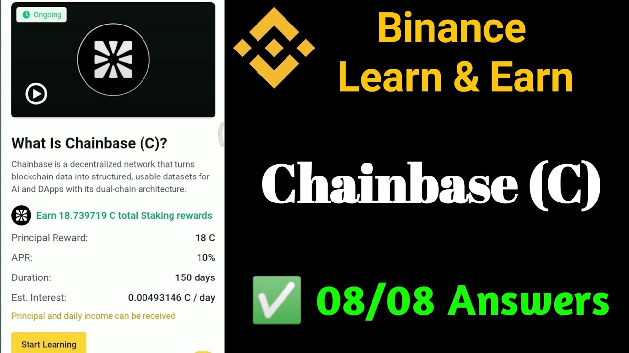Chainbase (C) | Binance Learn and Earn Answers