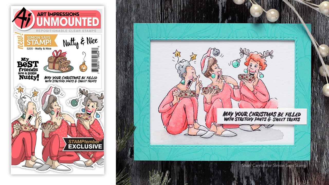STAMPtember® 2019 Collaboration: Art Impressions, Nutty & Nice