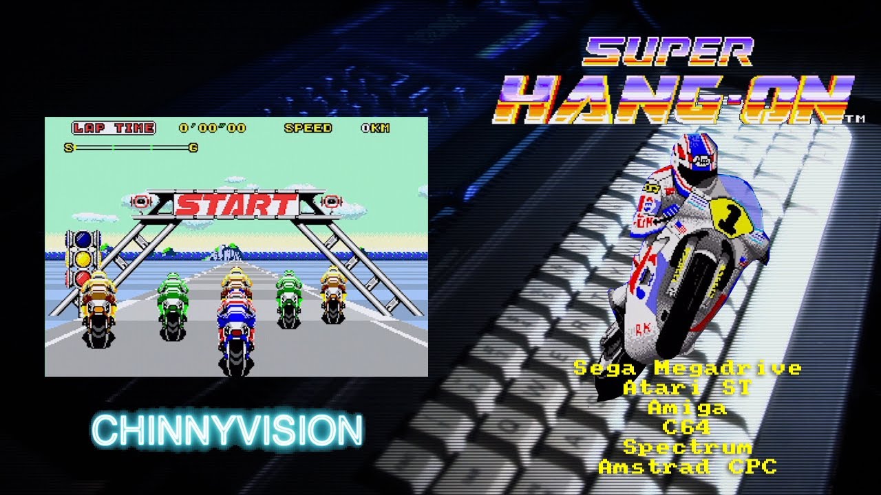 ChinnyVision - Ep 389 - Super Hang On - Sega Megadrive, Atari ST, Amiga, C64, CPC, Spectrum