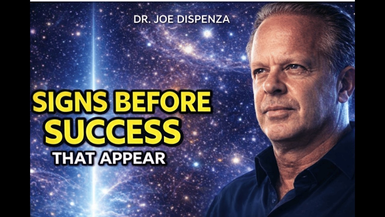 The Signs That Appear Just Before Success, According to Joe Dispenza (The Moment Life Transforms)