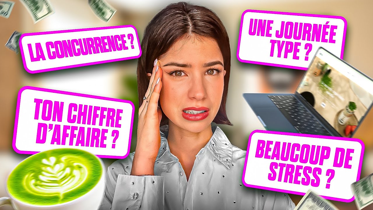 24H DANS MA VIE D'ENTREPRENEUSE (concurrence, chiffre d'affaire, stress ...)