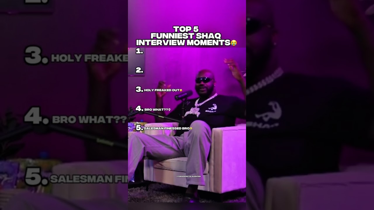 Top 5 Funniest Shaq Interviews😂 