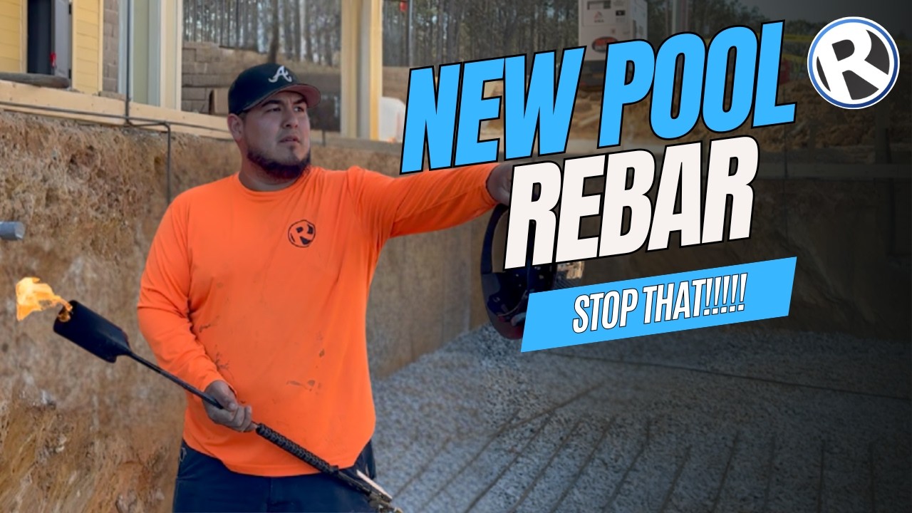 Steel in a Pool? How to Install Rebar in a Pool