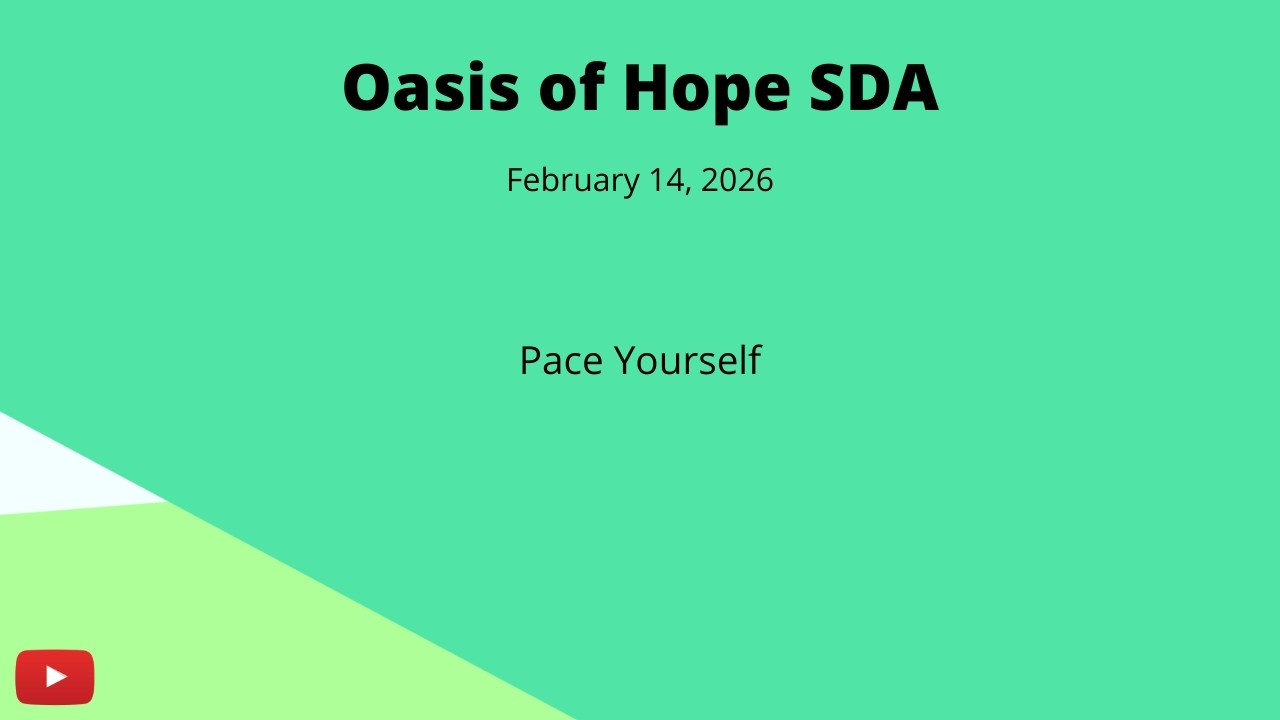 Pace Yourself | Divine Service