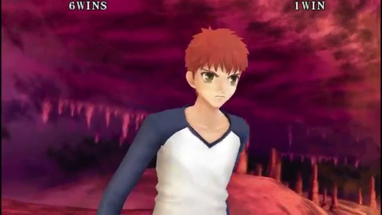 Fate/Unlimited Codes (PSP) - Shirou vs Saber Alter