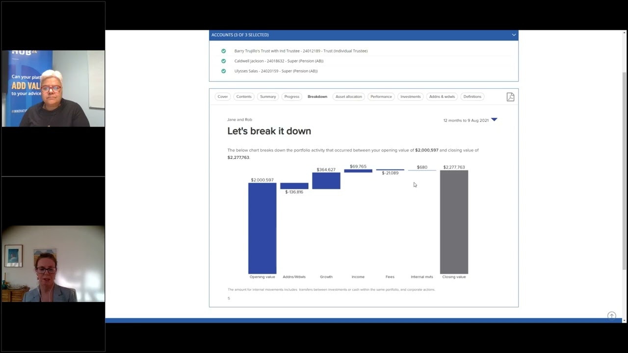 Webinar - HUB24 Present feature: Save time and drive client engagement