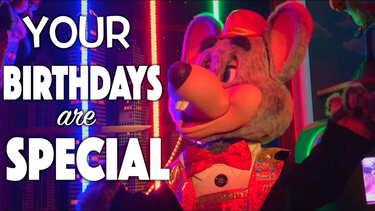 Your Birthdays Are Special (Tux Chuck) -  Chuck E. Cheese's East Orlando
