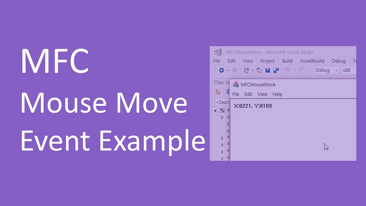 MFC - Mouse Move Event Example