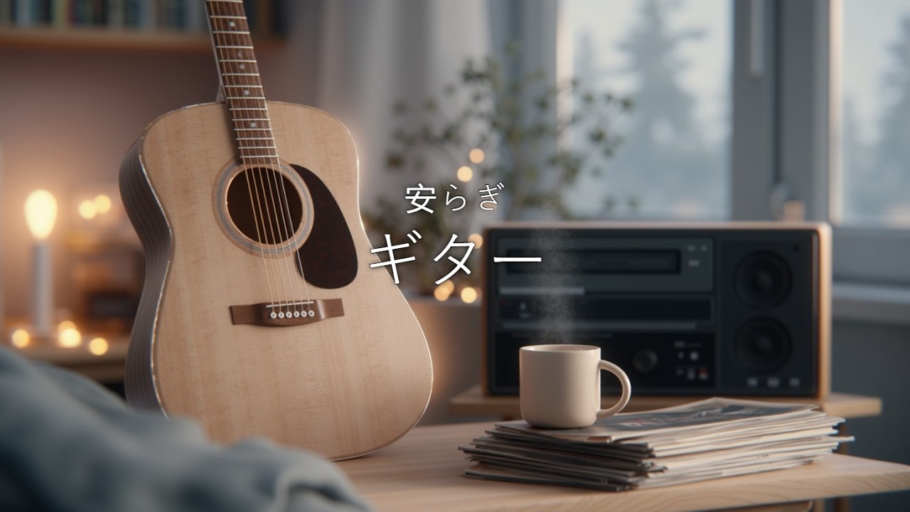 Спокойная тихая ночь 🌙 Нежный гитарный Lo-Fi для полного расслабления