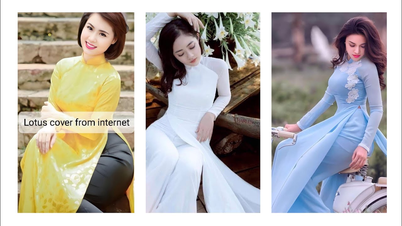 Video 71 Áo Dài Xuyên Thấu- Người Mẫu Áo Dài Đẹp Mông To Khoe Ba Vòng - Vietnamese Ao Dai super Thin