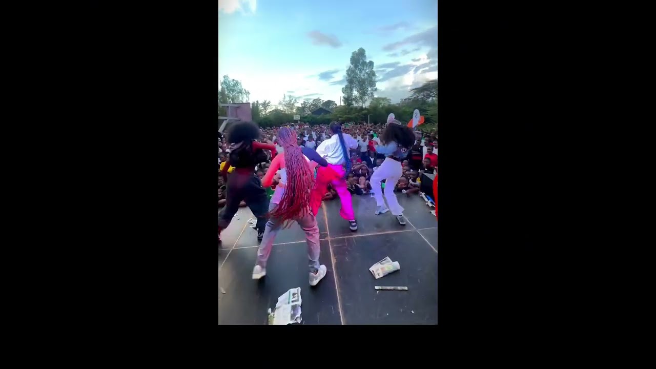 NASIEKU AND KLAUS AT TALENT Search HURUMA GIRLS HIGH SCHOOL