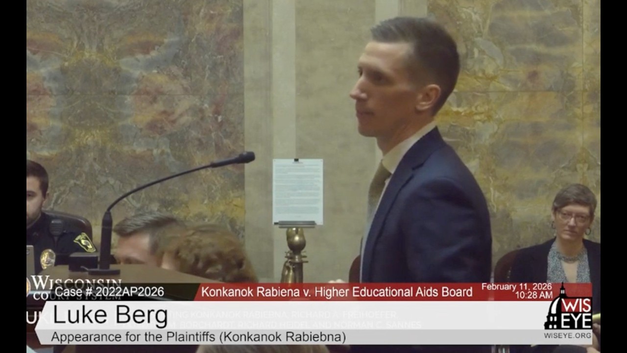WILL Argues Against Wisconsin's Race-Based Scholarship Program at Wisconsin Supreme Court