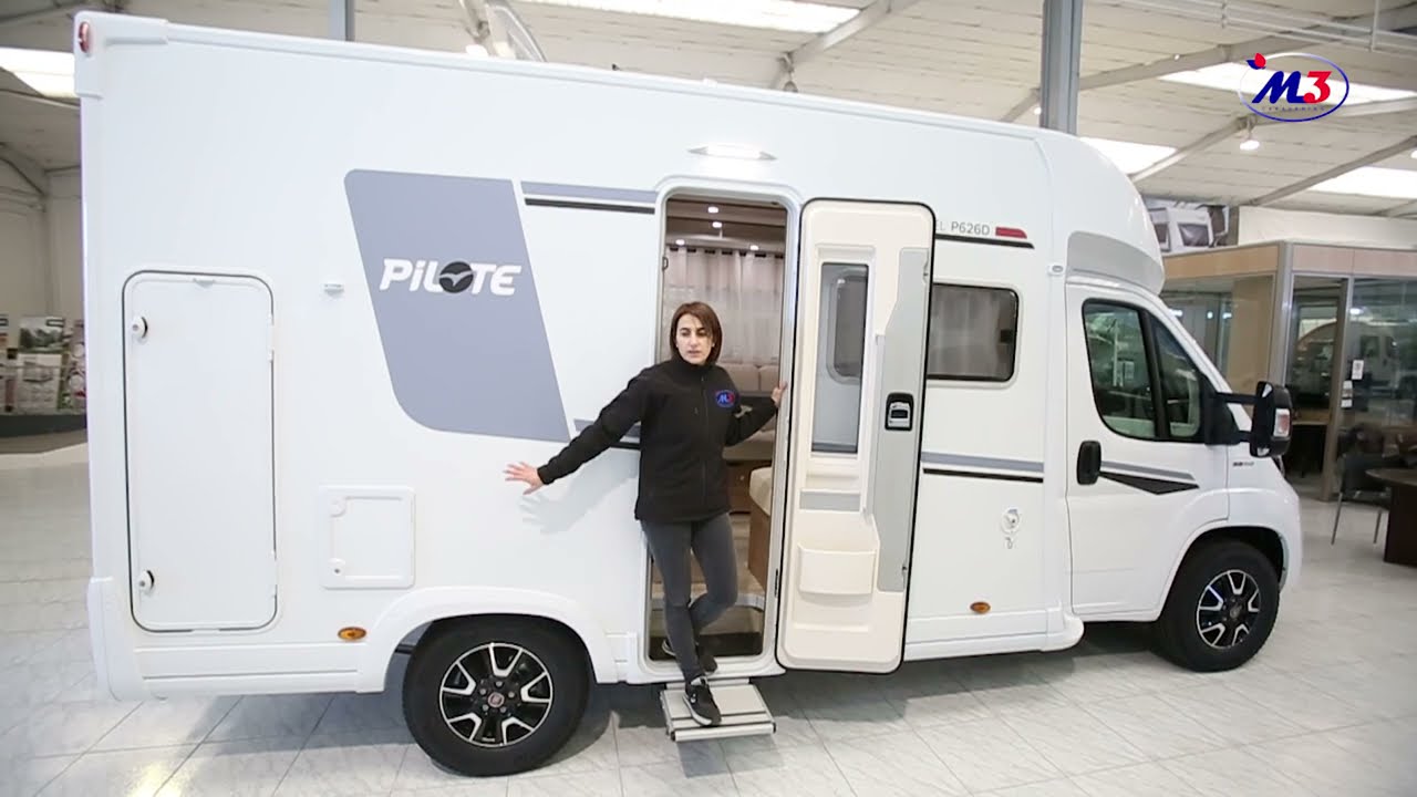 Autocaravana compacta al mejor precio 4 plazas Pilote Pacific 626 D - M3 Caravaning