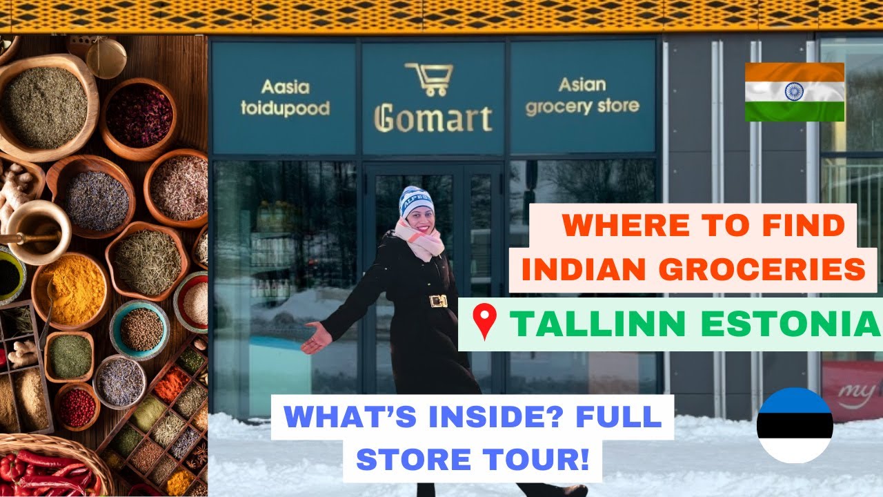 Best Place to Find Authentic Indian Grocery Items, Tallinn Estonia 🇪🇪 | Shopping Guide 🌾🍚🫚🫘🫑🥒