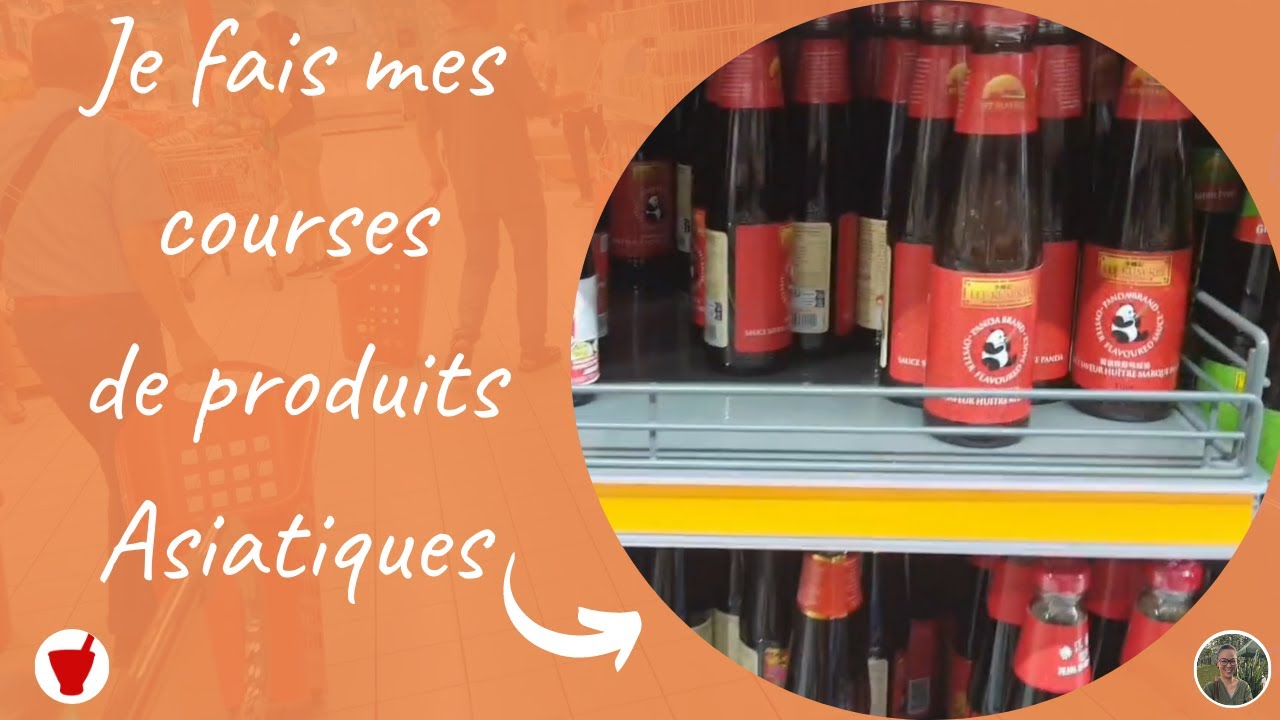 Achats de produits asiatiques