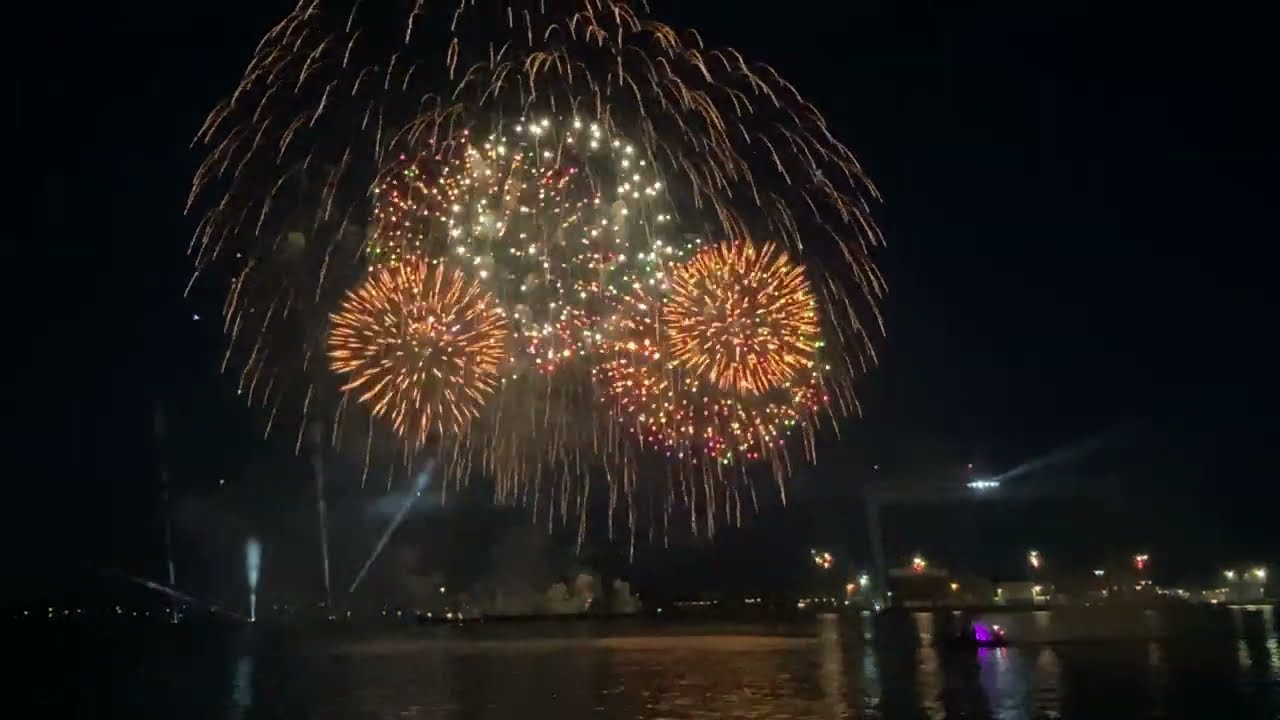 KIELER WOCHE FEUERWERK 2025 Abschlussfeuerwerk 