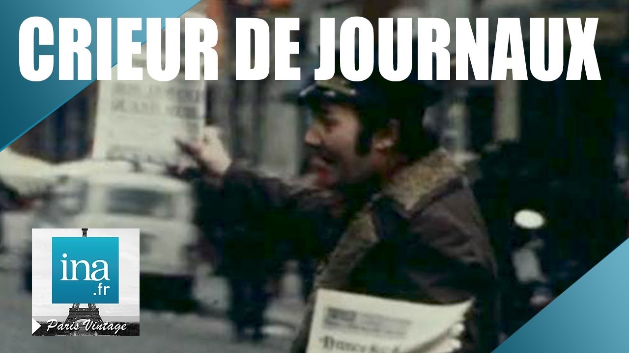 1974 : Le dernier crieur de journaux parisien | Archive INA