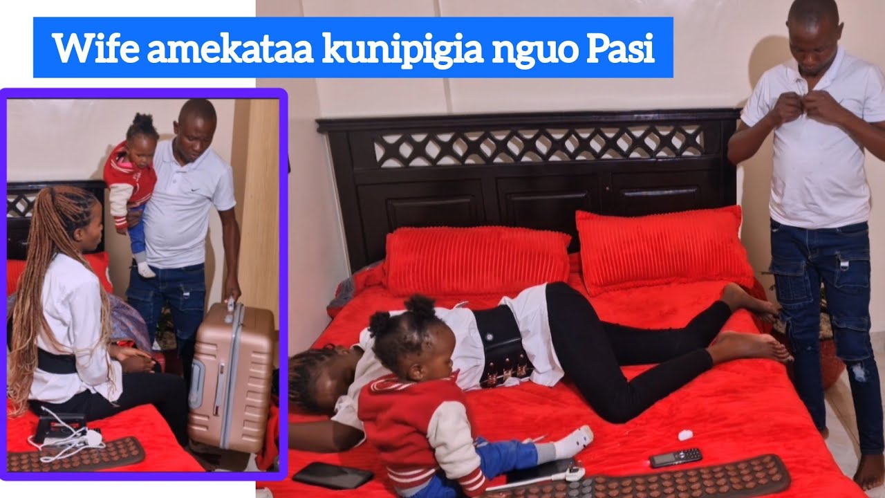 I pranked my wife anipigie nguo pasi at midnight  to see if she respects me ama atakataa