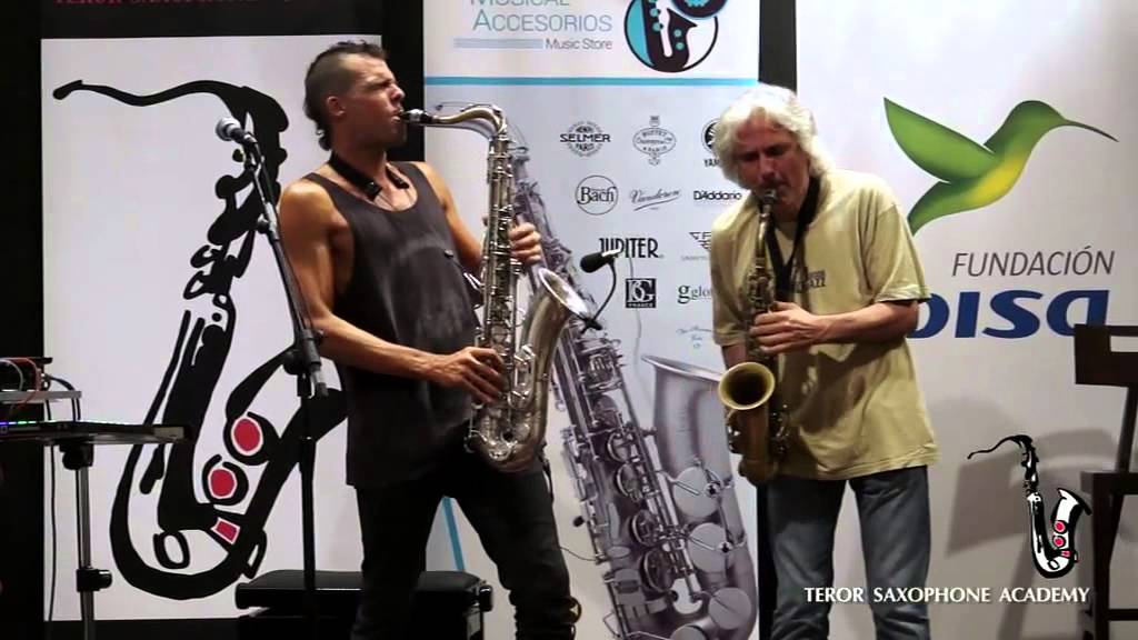 Llibert Fortuny y Perico Sambeat - Teror Saxophone Academy 2015
