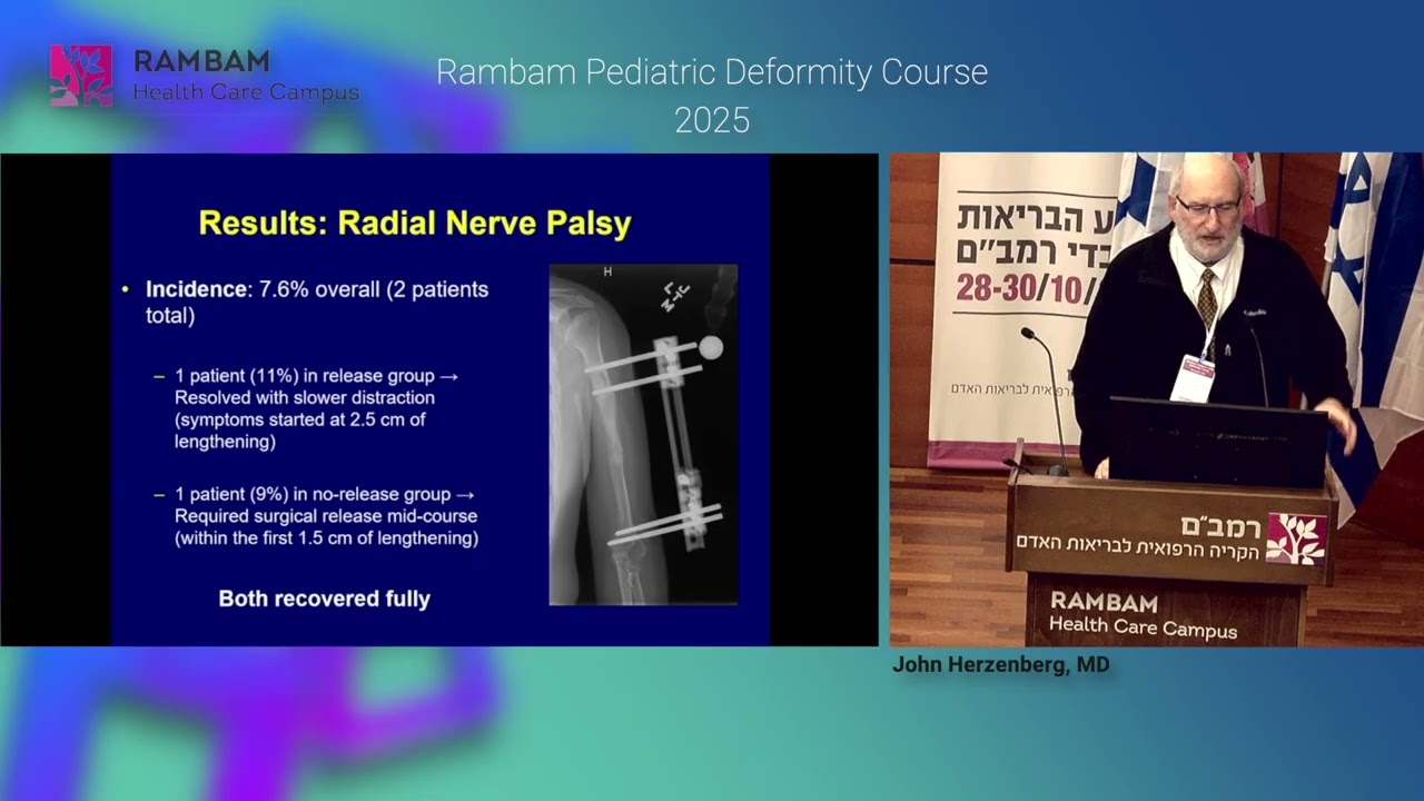 Rambam Pediatric Limb Deformity Course 2025 - John Herzenberg, MD (L 23)