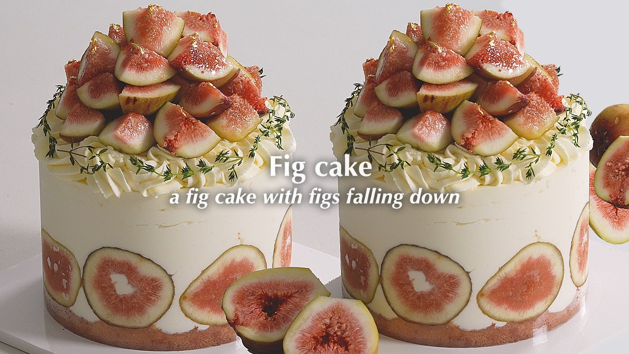 쇼킹한 맛의⚡️무화과시루 케이크 만들기   Shocking taste⚡Making ️fig cake