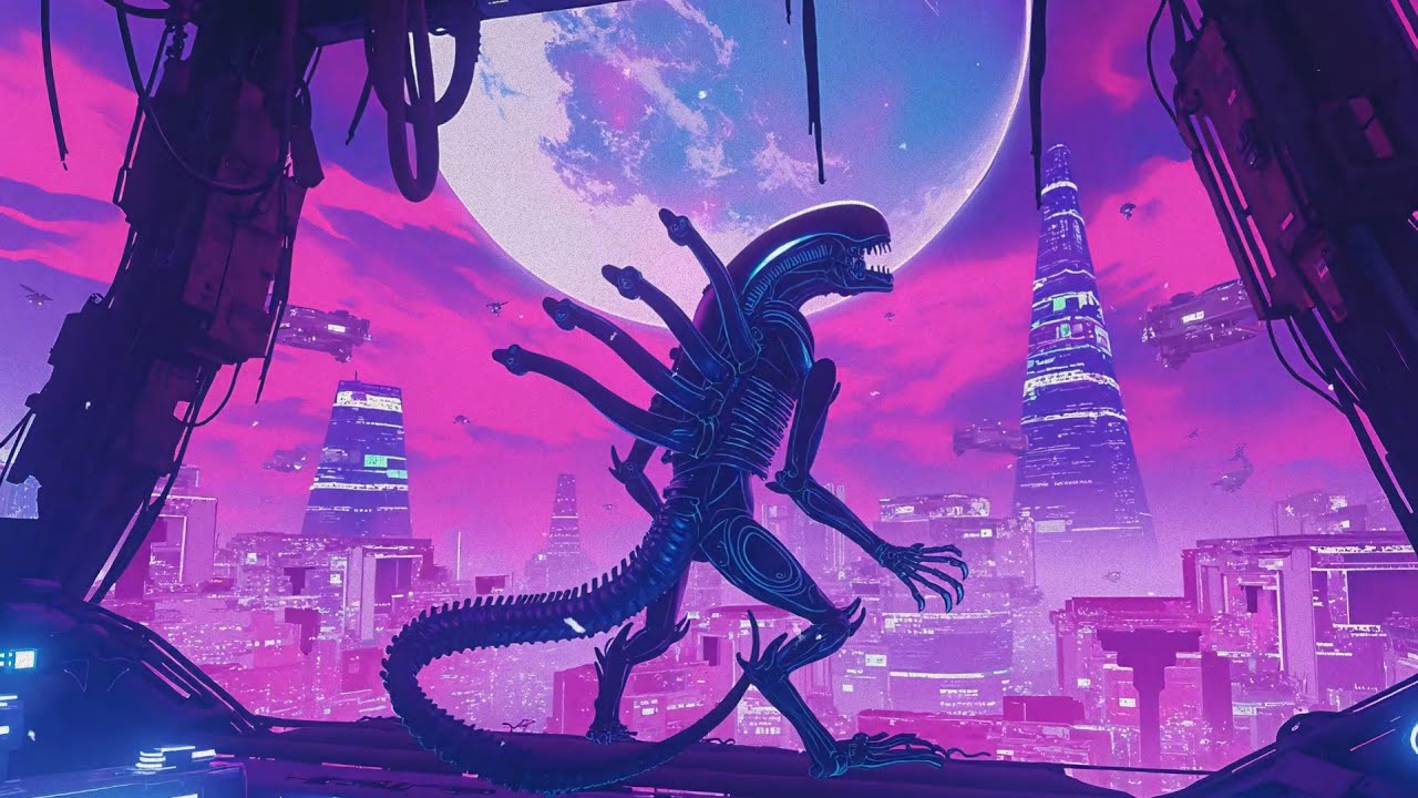 A L I E N　I N F E C T I O N - Darksynth, Synthwave, VHS Horror Synth Mix