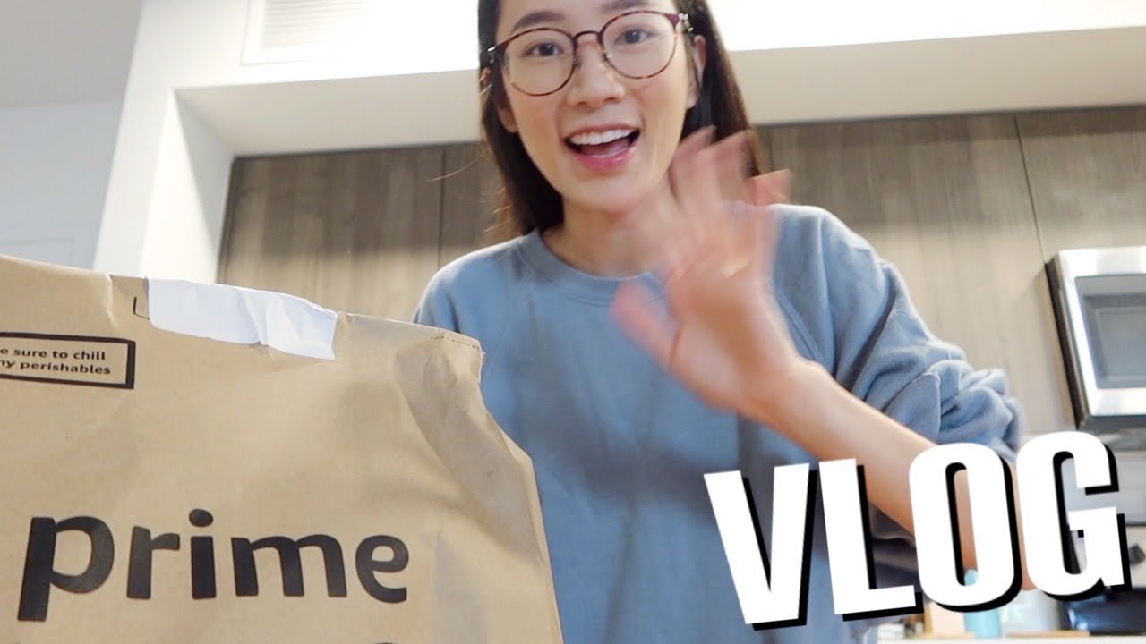 簡單週末 Weekend Vlog: 烤豬五花+泡菜炒飯🥓❤️、新買廚房小物🚰、烤蛋糕烤上癮了🍰