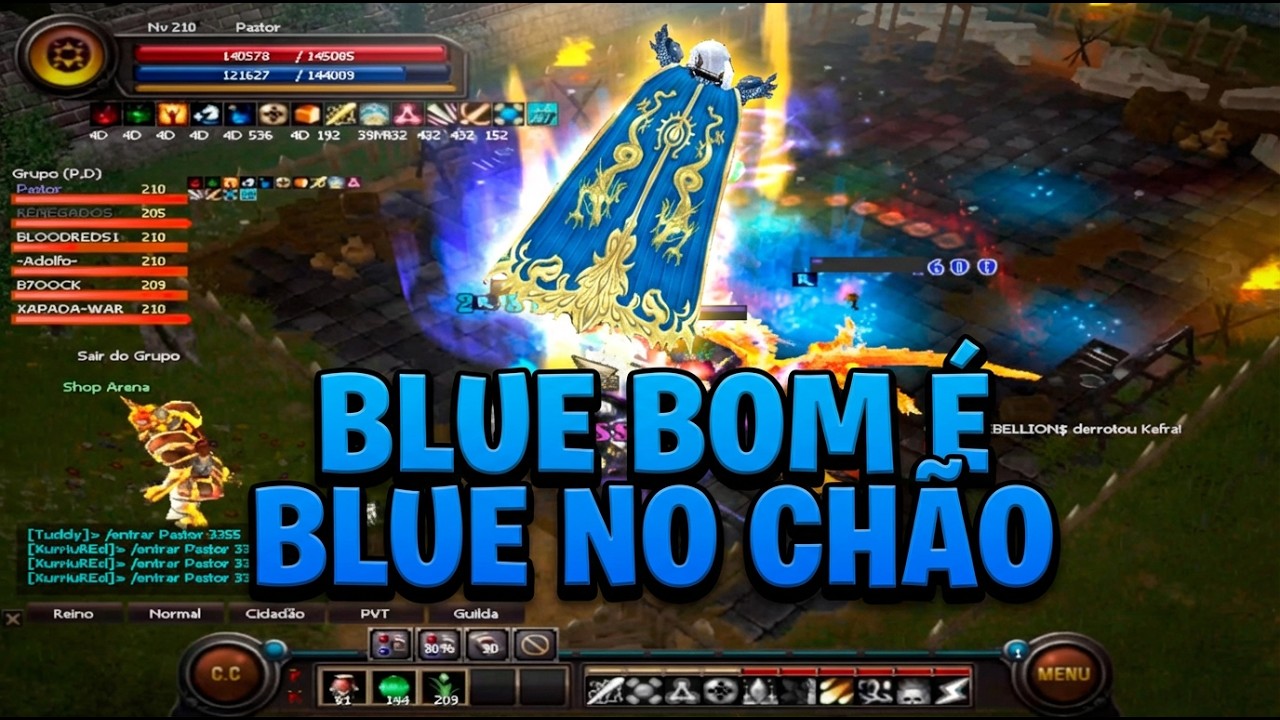 BATENDO EM BLUE PVP ARMIA